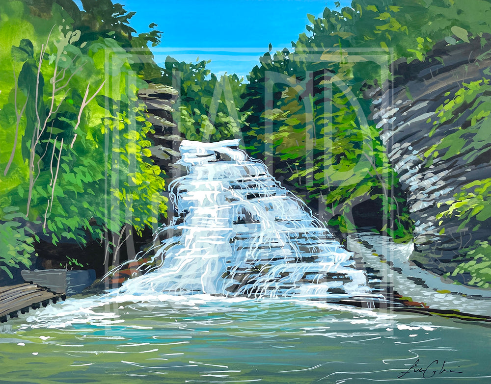 "Buttermilk Falls" Giclee Print