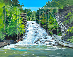 "Buttermilk Falls" Giclee Print