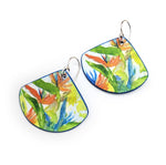 Watercolor Birds of Paradise Earrings