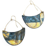 Light & Shadow Hanging Crescent Earrings