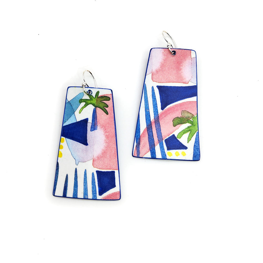 Color Pop Palm Tree Earrings