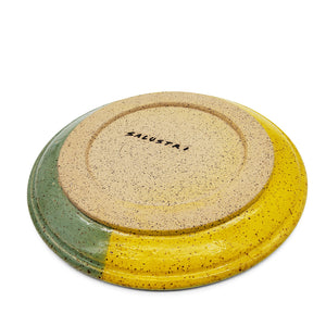 Abstract Color Block Ceramic Plate