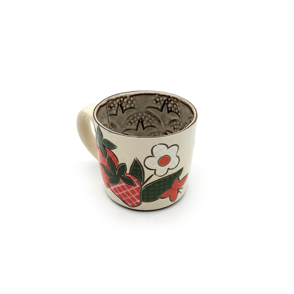 Strawberry Painted Mug