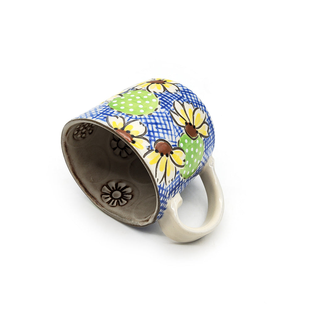 Yellow Daisy Painted Mug