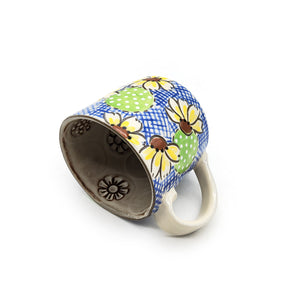 Yellow Daisy Painted Mug