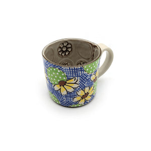 Yellow Daisy Painted Mug