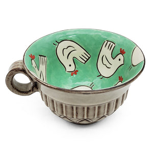 Chicken Pattern Soup Mug