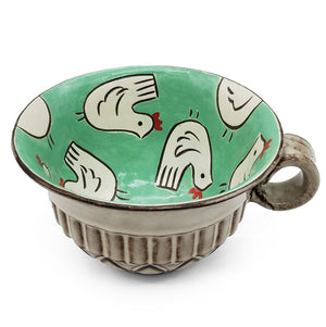 Chicken Pattern Soup Mug