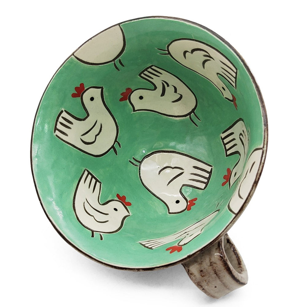 Chicken Pattern Soup Mug
