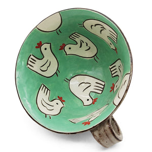 Chicken Pattern Soup Mug