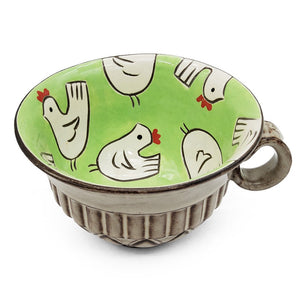 Chicken Pattern Soup Mug
