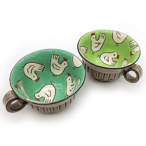 Chicken Pattern Soup Mug