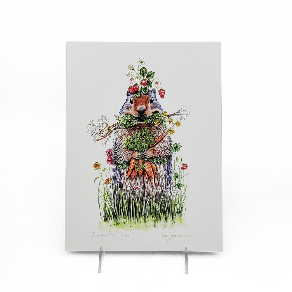 "Anna Loves Food" Print