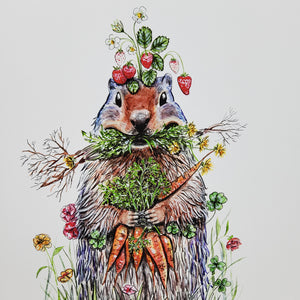 "Anna Loves Food" Print