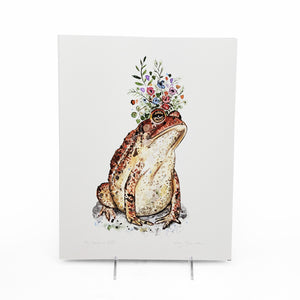 American Toad Print 9 X 12