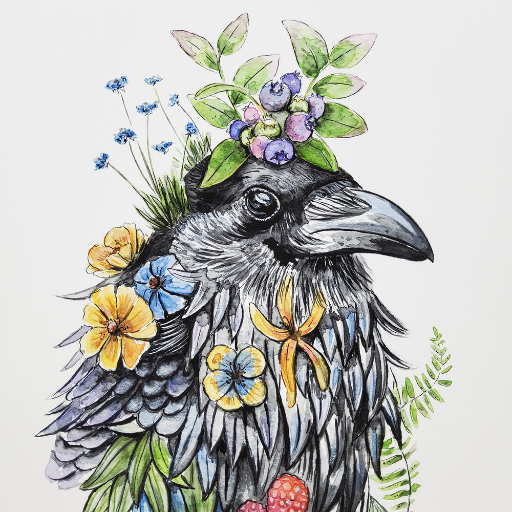 "Raven" Print 13 X 19