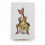 "Carlotta Loves Wine" Print