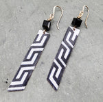 Black & White Geometric Earrings