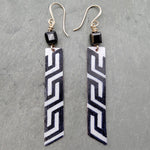 Black & White Geometric Earrings