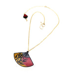 Bamboo Stalks Fan Pendant