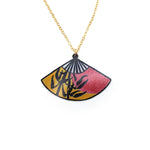 Bamboo Stalks Fan Pendant