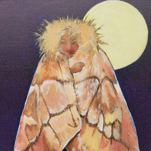 Moth-ers Giclee Print On Canvas #4
