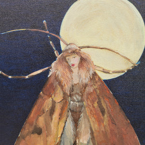 Moth-ers Giclee Print On Canvas #6