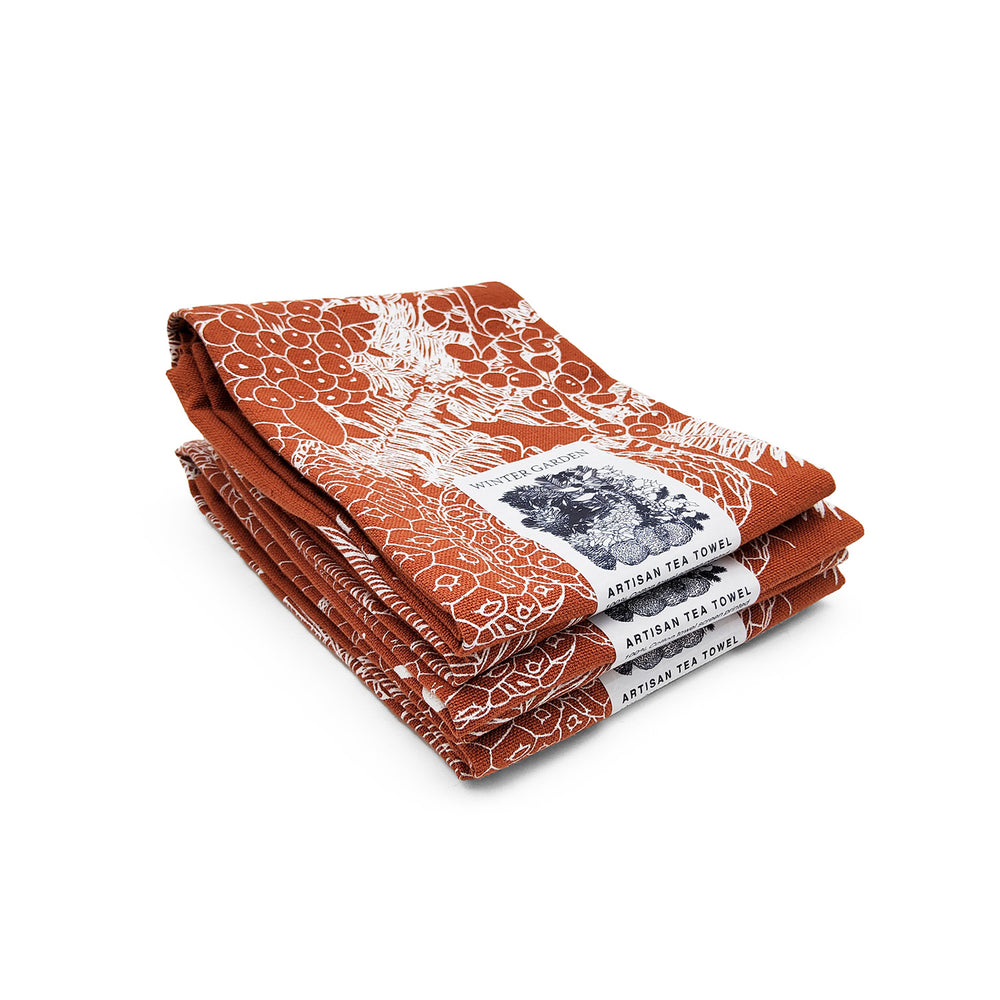 "Winter Garden" Kitchen Towel