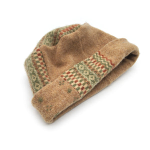 Earth Tones Pillbox Hat