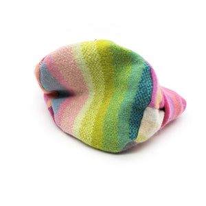 Pink and Green Pillbox Hat