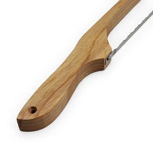 Oak Wood Bread Knife