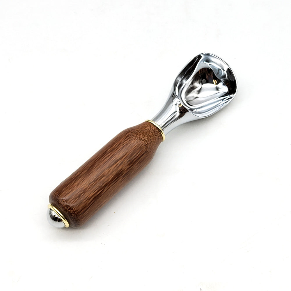 Wooden Ice Cream Scoops Dark Wood