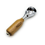 Wooden Ice Cream Scoops Dark Wood