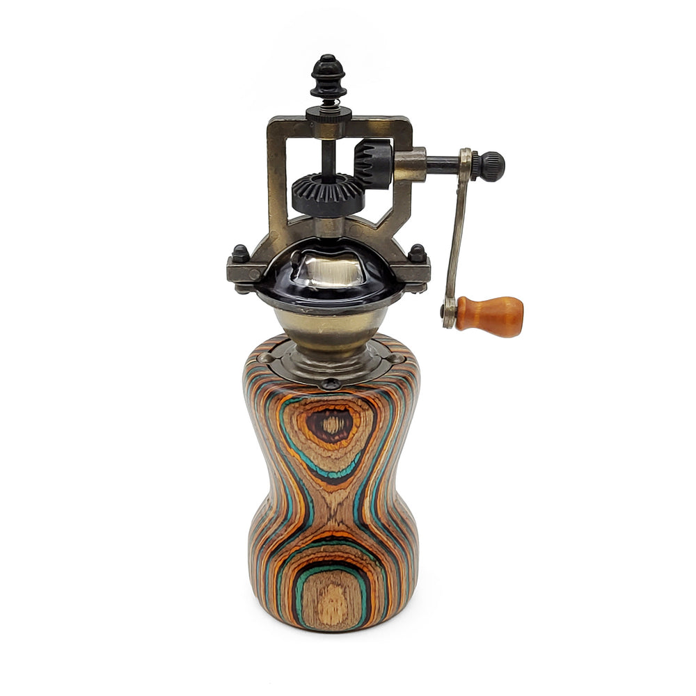 Colorful Antique Peppermill Sm