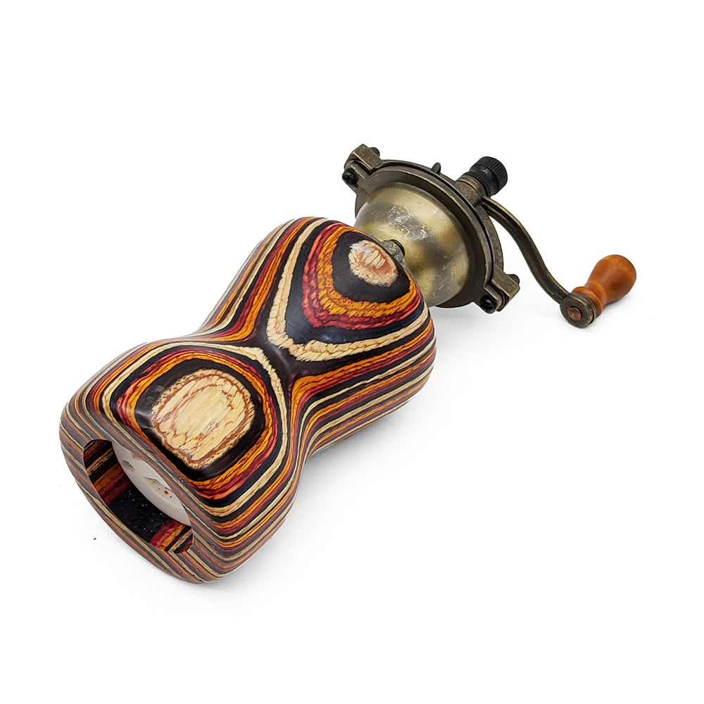 Colorful Antique Peppermill Sm