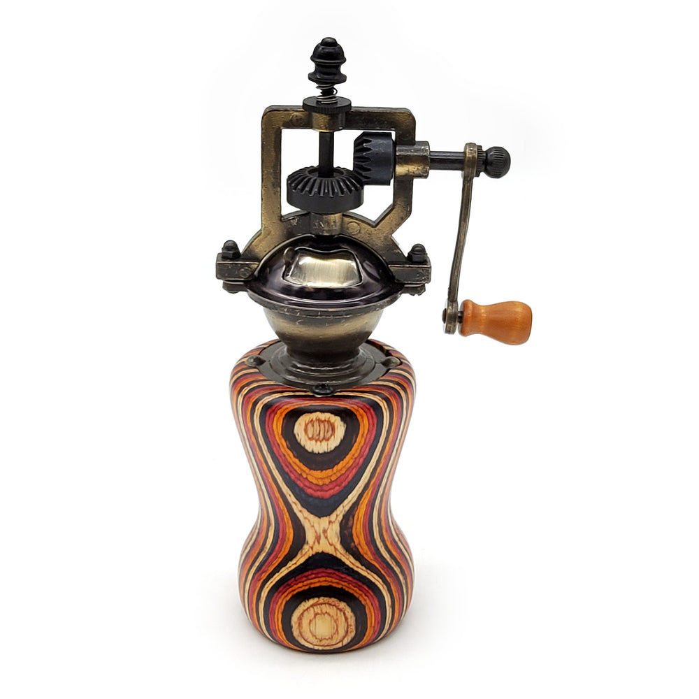 Colorful Antique Peppermill Sm
