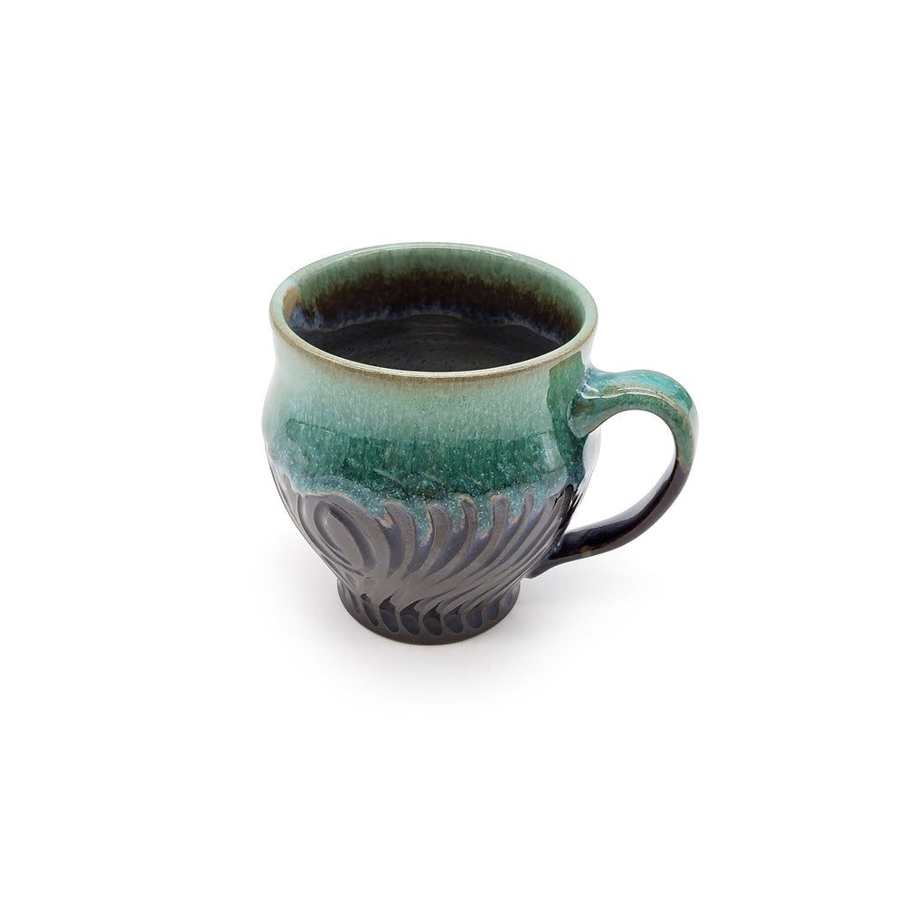 Blue Dream Carved Mug
