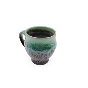 Blue Dream Carved Mug