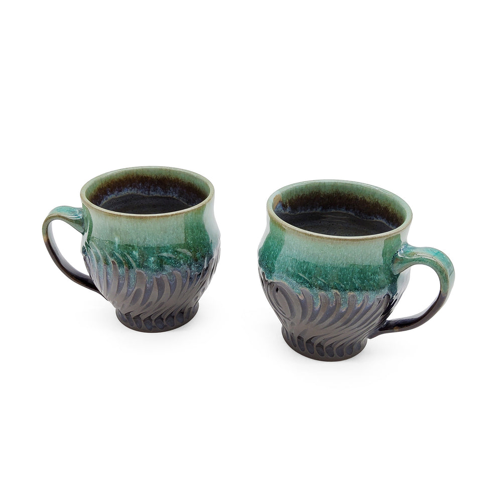Blue Dream Carved Mug