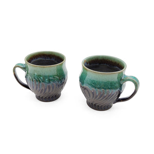 Blue Dream Carved Mug