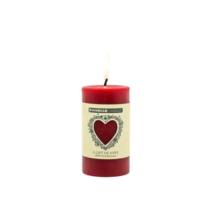 Love Beeswax Candles 2 X 3