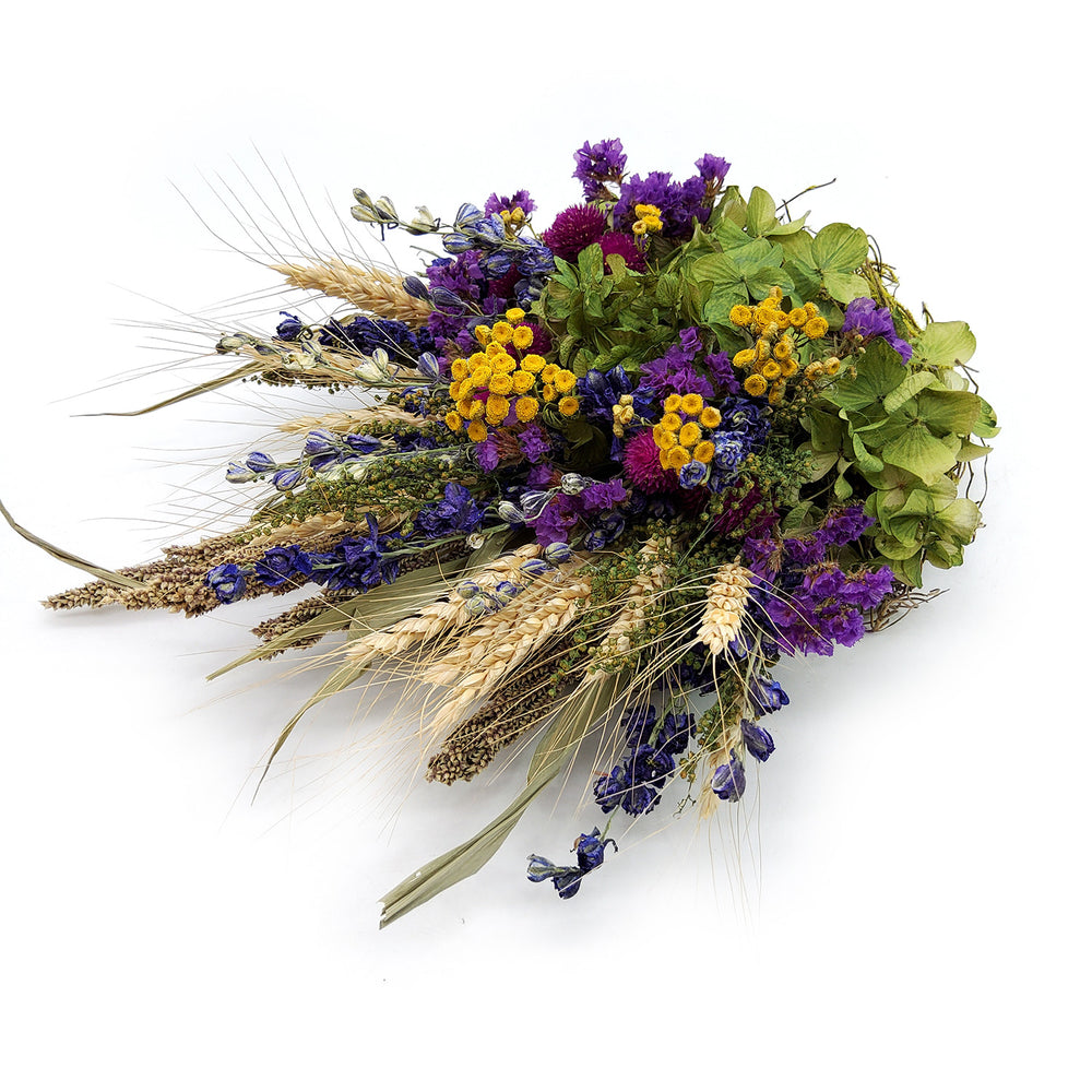 Medium Purple and Green Nest Wreath