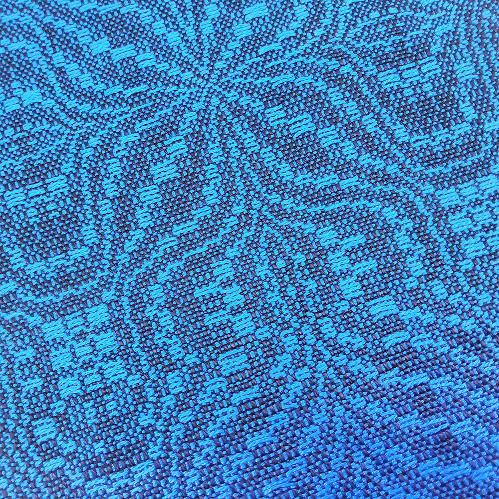 Blue & Black Tencel Scarf