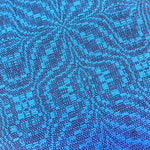 Blue & Black Tencel Scarf