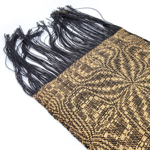 Black & Gold Tencel Scarf