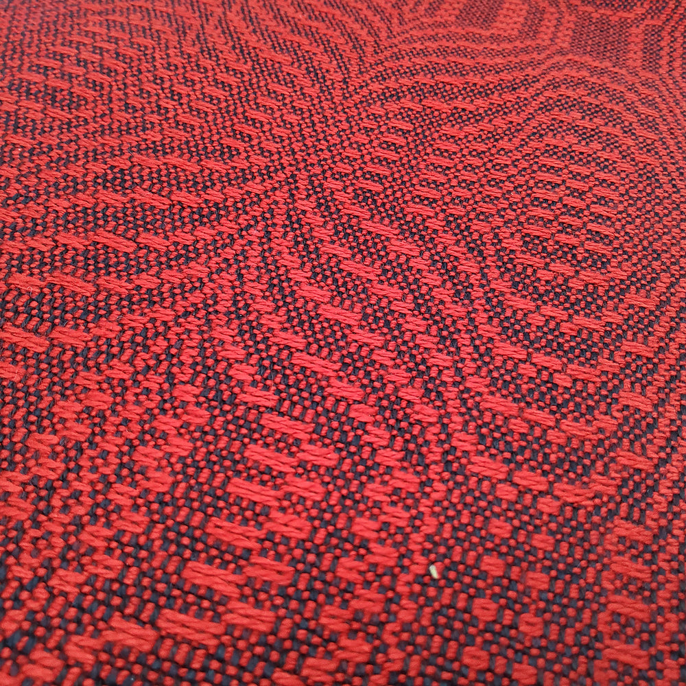 Black & Scarlet Tencel Scarf