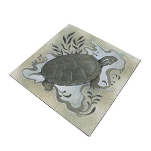 Shimmer Shell Turtle Print