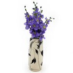 Botanical Black & White Cylinder Vase
