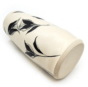 Botanical Black & White Cylinder Vase