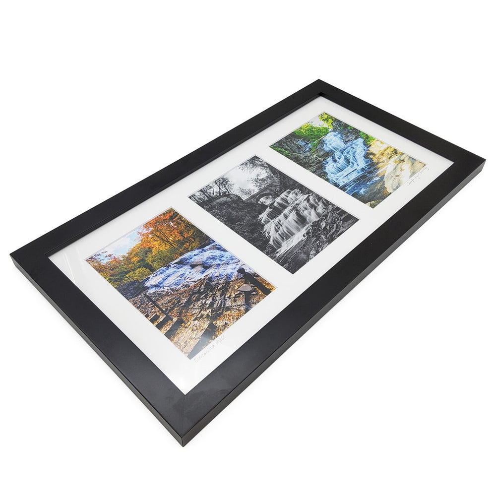 Cascadilla Falls Framed Triptych